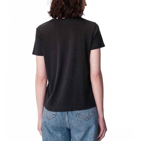 NEW GRACE & MILA nell short sleeve tee in anthracite - Picture 2 of 4